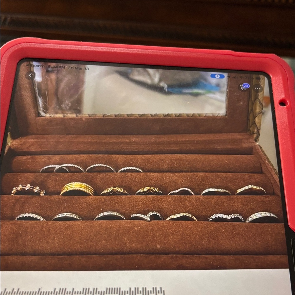 JTV Mixed Metal Women’s Ring tray  with Gold and Silver Tones, all sz 6,  ea $22